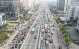 Cận cảnh ngày đầu tiên CSGT tuần tra, ghi hình xử lý vi phạm trên đường vành đai 3 trên cao