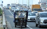 Cận cảnh ngày đầu tiên CSGT tuần tra, ghi hình xử lý vi phạm trên đường vành đai 3 trên cao