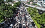 Toàn cảnh 1 tháng thí điểm phân làn xe máy ở đường Nguyễn Trãi: Giao thông chưa hết lộn xộn