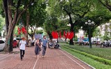 Cận cảnh vườn hoa với đài phun nước đặc biệt lâu đời nhất Thủ đô sắp được khoác 