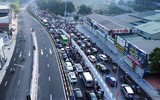 Toàn cảnh hầm chui Lê Văn Lương ngày khánh thành