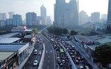 Toàn cảnh hầm chui Lê Văn Lương ngày khánh thành
