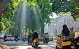Ngắm Hà Nội đẹp như tranh vẽ trong nắng Thu