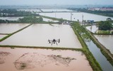 Cận cảnh flycam chuyên dụng phục vụ khảo sát cắm mốc giới đường vành đai 4 ở Hà Nội