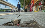 Hà Nội: Đá lát vỉa hè độ bền 70 năm dùng một năm đã hỏng