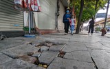 Hà Nội: Đá lát vỉa hè độ bền 70 năm dùng một năm đã hỏng