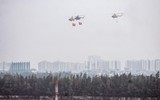 Tiêm kích Su-30MK2 trình diễn ấn tượng mở màn Triển lãm Quốc phòng quốc tế Việt Nam 2022