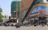 Toàn cảnh cầu vượt chữ C Chùa Bộc - Phạm Ngọc Thạch sau 6 tháng chậm tiến độ