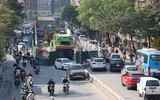 Toàn cảnh cầu vượt chữ C Chùa Bộc - Phạm Ngọc Thạch sau 6 tháng chậm tiến độ