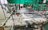 Công trường cầu Vĩnh Tuy giai đoạn 2 những ngày cuối năm 2022 