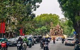 Hà Nội: Xem không gian đi bộ quanh hồ Thiền Quang trang hoàng đẹp mắt trước ngày khai trương