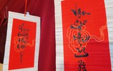 Xem ông đồ Tây viết chữ tuyệt đẹp ở Văn Miếu, chia sẻ đam mê văn hóa Việt Nam