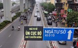 Cận cảnh biển điện tử thông minh có khả năng tự cảnh báo giao thông đang thí điểm ở Hà Nội
