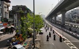 Cận cảnh ngôi nhà 4 mặt tiền chỉ rộng hơn 15 m hiếm thấy giữa Thủ đô