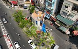 Cận cảnh ngôi nhà 4 mặt tiền chỉ rộng hơn 15 m hiếm thấy giữa Thủ đô