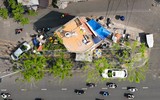 Cận cảnh ngôi nhà 4 mặt tiền chỉ rộng hơn 15 m hiếm thấy giữa Thủ đô