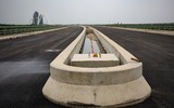 Nhìn từ flycam cầu vòm thép cao nhất Việt Nam với thiết kế độc đáo bắc qua sông Đuống