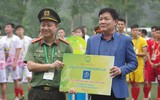 Hình ảnh ấn tượng tại vòng chung kết Giải bóng đá 7 người Tuổi trẻ Công an Thủ đô 2023