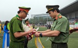 Hình ảnh ấn tượng tại vòng chung kết Giải bóng đá 7 người Tuổi trẻ Công an Thủ đô 2023