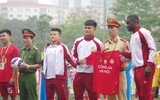 Hình ảnh ấn tượng tại vòng chung kết Giải bóng đá 7 người Tuổi trẻ Công an Thủ đô 2023