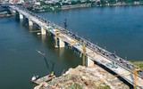 Hình ảnh ấn tượng cầu Vĩnh Tuy 2 mới được hợp long ở Hà Nội