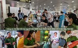 Công an Hà Nội hỗ trợ người dân kích hoạt định danh điện tử ở sân bay Nội Bài