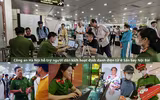 Công an Hà Nội hỗ trợ người dân kích hoạt định danh điện tử ở sân bay Nội Bài