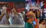 Xem sĩ tử Hà Nội mang số báo danh, mướt mồ hôi đến Văn Miếu cầu may trước kỳ thi vào lớp 10