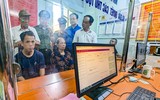 Thanh niên Công an Thủ đô về thôn, xã kích hoạt định danh điện tử, khám bệnh phục vụ nhân dân trong ngày hè nắng nóng