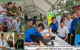 Thanh niên Công an Thủ đô về thôn, xã kích hoạt định danh điện tử, khám bệnh phục vụ nhân dân trong ngày hè nắng nóng