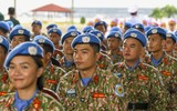 Nữ công binh Việt Nam rạng ngời lên đường làm nhiệm vụ gìn giữ hòa bình Liên Hợp Quốc