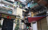 Nhìn từ flycam khu chung cư cũ sắp được lập quy hoạch chi tiết để xây dựng lại ở Hà Nội