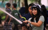 Cận cảnh hoạt động trải nghiệm PCCC và CNCH độc đáo không thể bỏ lỡ đang diễn ra ở Hà Nội
