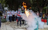 Cận cảnh hoạt động trải nghiệm PCCC và CNCH độc đáo không thể bỏ lỡ đang diễn ra ở Hà Nội