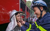 Cận cảnh hoạt động trải nghiệm PCCC và CNCH độc đáo không thể bỏ lỡ đang diễn ra ở Hà Nội