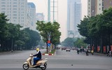 Cận cảnh nút giao thí điểm bỏ đèn giao thông, không vòng xuyến ở Thủ đô 