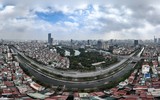Nhìn từ flycam đoạn đường ở Hà Nội vừa được đề xuất mở rộng với 8.500 tỷ đồng