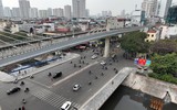 Nhìn từ flycam đoạn đường ở Hà Nội vừa được đề xuất mở rộng với 8.500 tỷ đồng