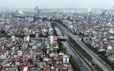 Nhìn từ flycam đoạn đường ở Hà Nội vừa được đề xuất mở rộng với 8.500 tỷ đồng