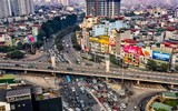 Nhìn từ flycam đoạn đường ở Hà Nội vừa được đề xuất mở rộng với 8.500 tỷ đồng