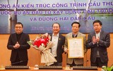 Tận mắt xem giải Nhất phương án thiết kế cầu Thượng Cát độc đáo ở Hà Nội