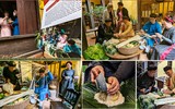 Đến ngôi nhà di sản xem người Hà Nội gói bánh chưng truyền thống Tết Giáp Thìn 2024