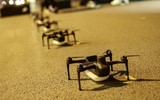 2024 drone vào vị trí, sẵn sàng cho buổi trình diễn độc đáo đêm Giao thừa bên Hồ Tây