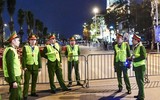 2024 drone vào vị trí, sẵn sàng cho buổi trình diễn độc đáo đêm Giao thừa bên Hồ Tây