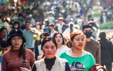 Suối Yến tấp nập đò qua lại trước ngày khai hội chùa Hương