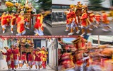Màn quay kiệu độc đáo của nữ trung niên làng hoa lâu đời nhất nhì Thủ đô
