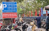 Cận cảnh các điểm trông giữ xe không dùng tiền mặt ở Hà Nội từ hôm nay