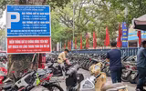 Cận cảnh các điểm trông giữ xe không dùng tiền mặt ở Hà Nội từ hôm nay