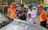 Cận cảnh các điểm trông giữ xe không dùng tiền mặt ở Hà Nội từ hôm nay