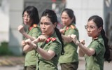 Ấn tượng nữ Công an thành thạo điều lệnh, võ thuật 